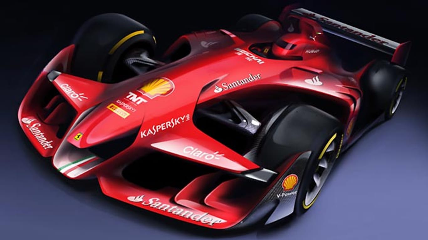 So könnte der Ferrari der Zukunft aussehen.