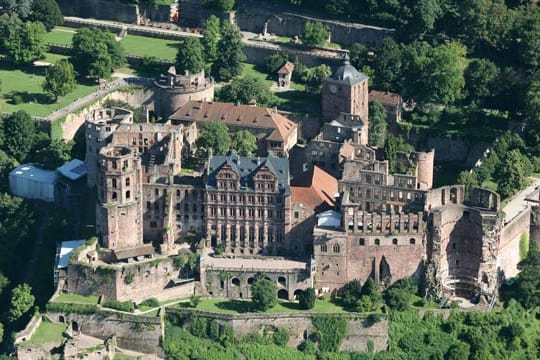 Das Heidelberger Schloss ist eines der berühmtesten historischen Bauwerken Deutschlands.