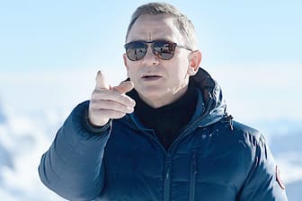 Daniel Craig am Bond-Set im österreichischen Sölden.