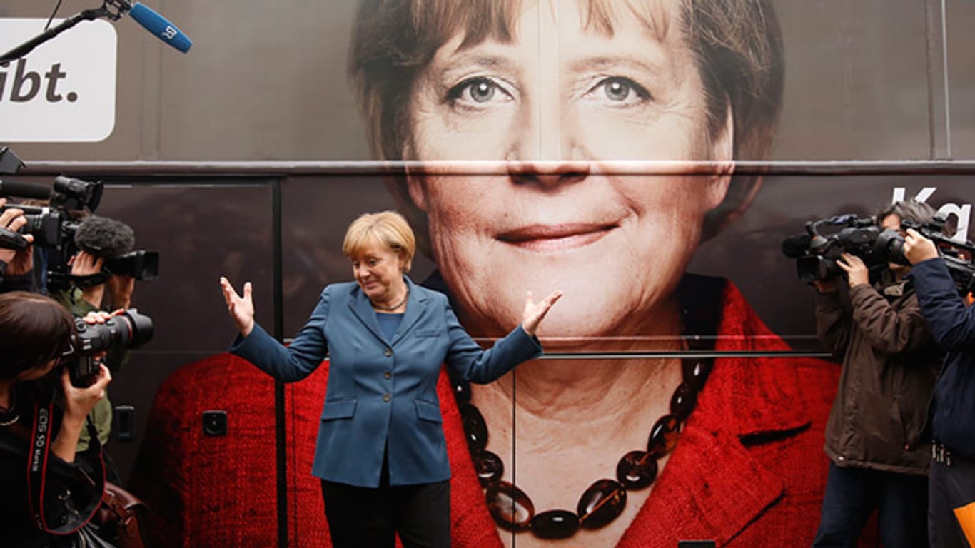 Angela Merkel ist bei den meisten Deutschen beliebt.
