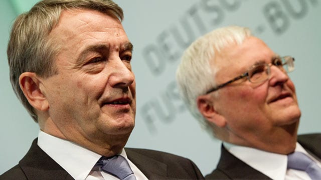 Wolfgang Niersbach (li.) und Theo Zwanziger