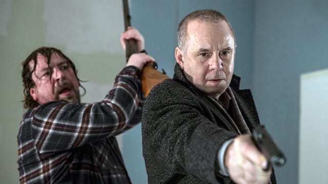 Hammermäßiges Duo: Armin Rhode (li.) und Joachim Król im "Tatort: Das Haus am Ende der Straße".