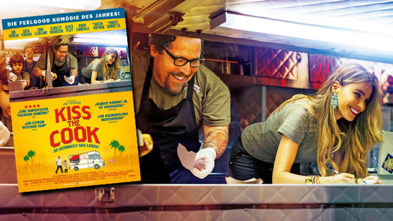 Jon Favreau und Sofia Vergara in "Kiss The Cook - So schmeckt das Leben".
