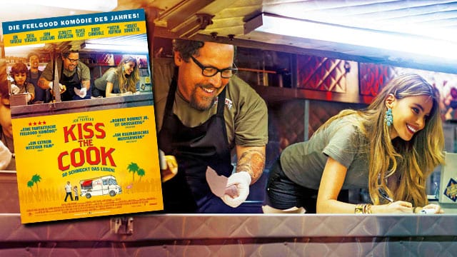 Jon Favreau und Sofia Vergara in "Kiss The Cook - So schmeckt das Leben".