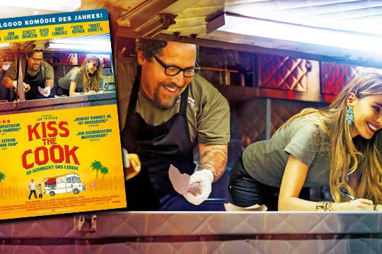 Jon Favreau und Sofia Vergara in "Kiss The Cook - So schmeckt das Leben".