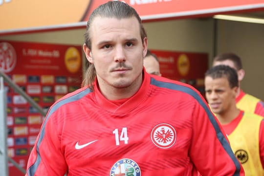 Eintracht-Stürmer Alex Meier vor der Partie beim FSV Mainz.