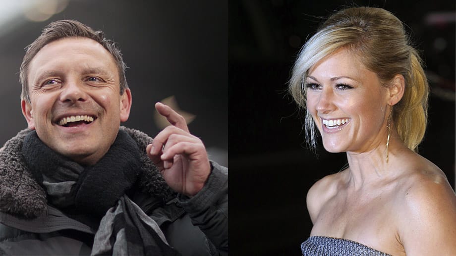 Paderborn-Trainer Andre Breitenreiter (li.) ist bekennender Fan von Helene Fischer