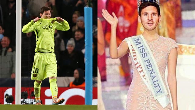 "Miss Penalty": Lionel Messi nach erneutem Fehlschuss in neuer Rolle.