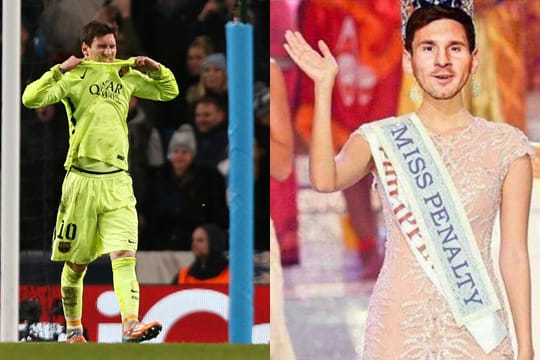 "Miss Penalty": Lionel Messi nach erneutem Fehlschuss in neuer Rolle.