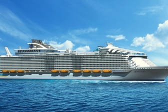 Die "Harmony of the Seas" ist noch im Bau. Sie wird das größte Kreuzfahrtschiff der Welt sein, wenn sie fertig ist. Der Entwurf gibt einen Vorgeschmack.