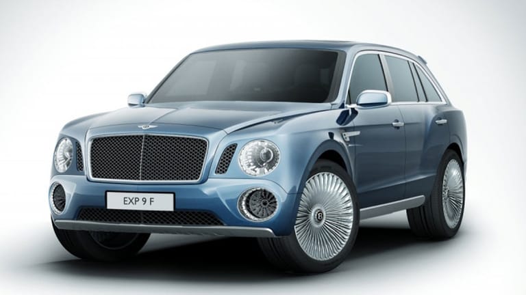 Bentley zeigte auf dem Genfer Salon 2012 einen ersten Ausblick auf den Bentayga.