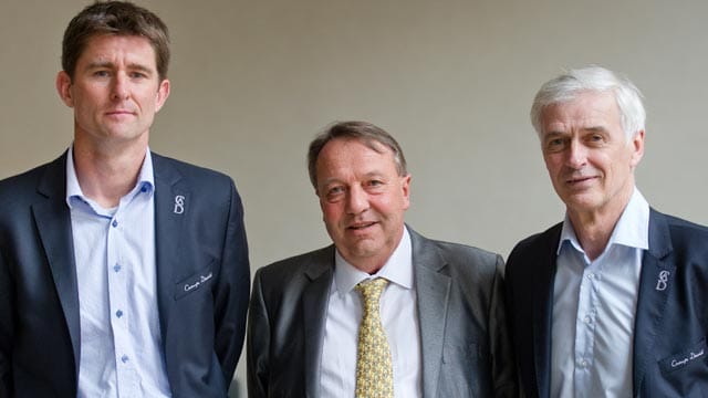 Davis-Cup-Teamchef Michael Kohlmann, DTB-Vizepräsident Dirk Hordorff und Sportdirektor Klaus Eberhard (v. li. n. re.) wollen die neuerlichen Querelen schnellstmöglich beenden. Davis-Cup-Teamchef Michael Kohlmann, DTB-Vizepräsident Dirk Hordorff und Sportdirektor Klaus Eberhard (v. li. n. re.) wollen die neuerlichen Querelen schnellstmöglich beenden.