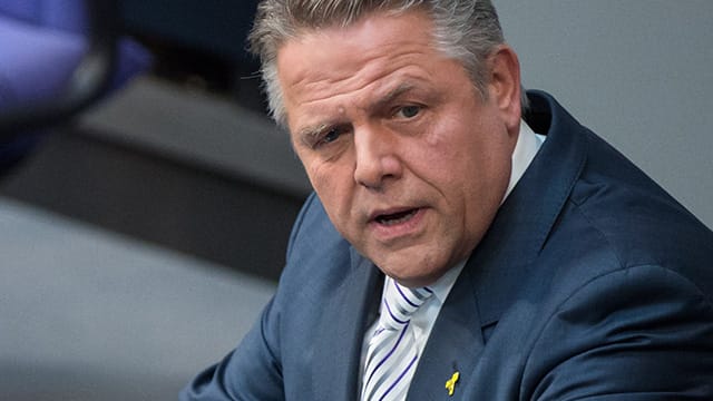Klaus-Peter Willsch sprach in der Bundestags-Debatte für die Abweichler in der Unions-Fraktion.