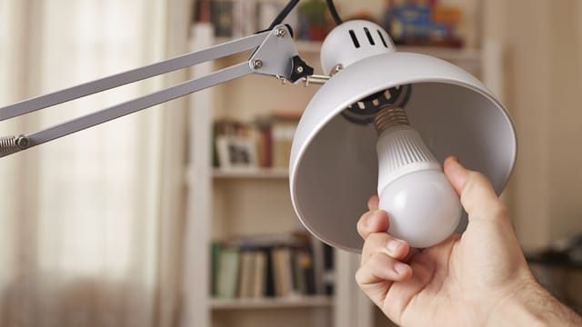 LED-Lampen sind auf Dauer am günstigsten.