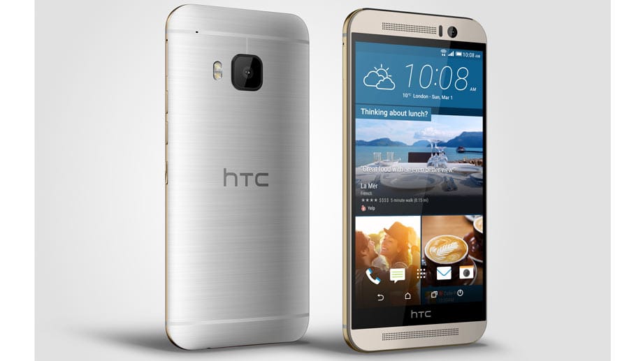 Der edle Unibody des HTC One M9 ist weiterhin aus gebürstetem Metall und in vier Farben erhältlich.