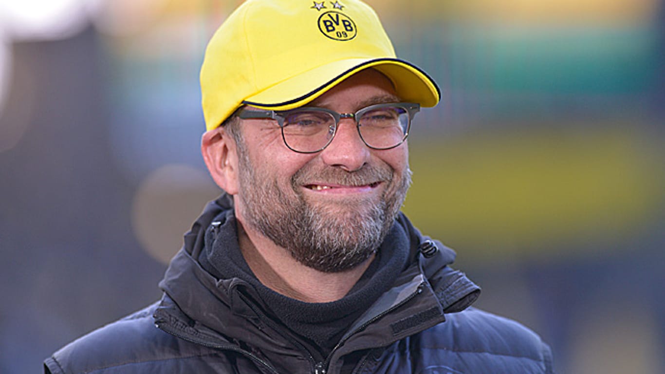 Strahlemann: Für Jürgen Klopp geht es mit Borussia Dortmund derzeit aufwärts.