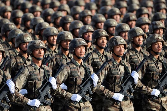 Das chinesische Militär hat den weltweit zweitgrößten Etat - hinter den USA.
