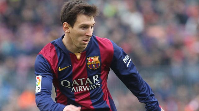 Barca-Star Lionel Messi in Aktion
