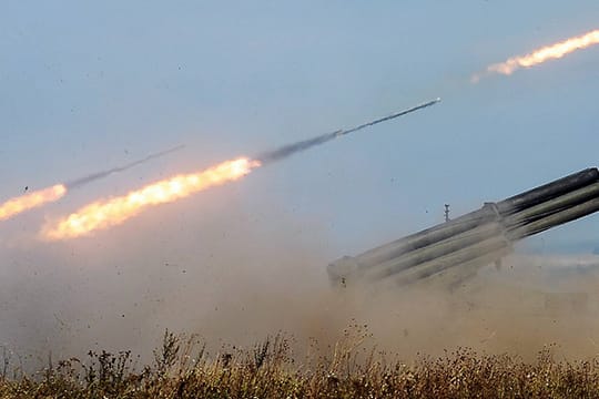 Mehr als 3000 Soldaten sind an dem Manöver der russischen Streitkräfte beteiligt.