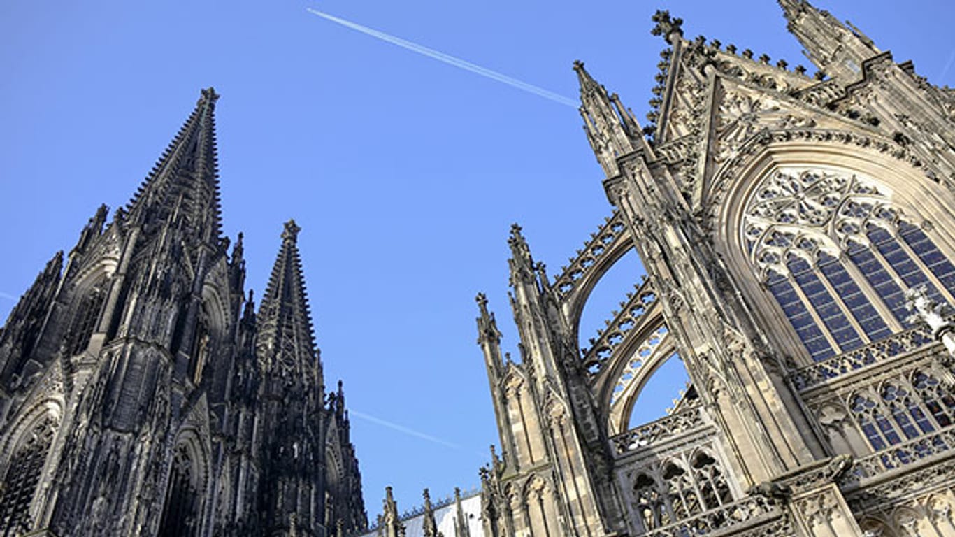 Der Kölner Dom ist das meistbesuchte Bauwerk Deutschlands.