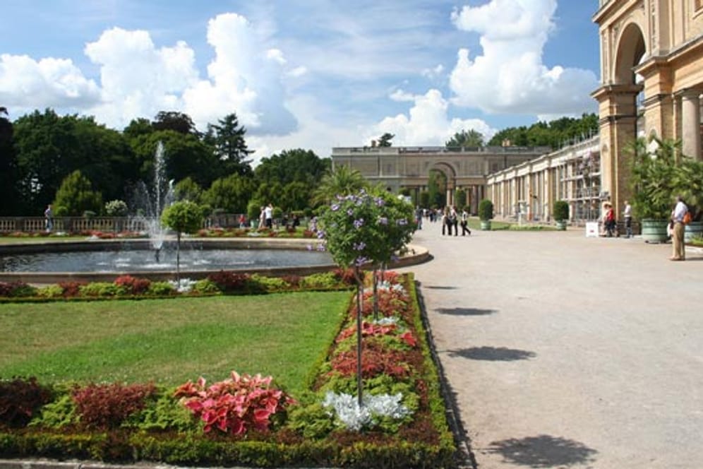 Im Park Sanssouci kann man stundenlang spazieren und immer wieder etwas Neues entdecken.
