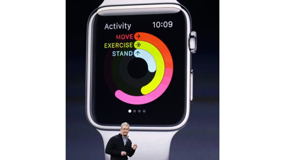 Die App Health dokumentiert, wie viel sich der Träger einer Apple Watch bewegt. Sie kann ihn auch per Mitteilung und Tonsignal daran erinnern, wieder in Gang zu kommen.