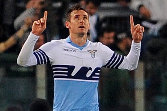 Miroslav Klose hat gegen den AC Florenz doppelt getroffen.