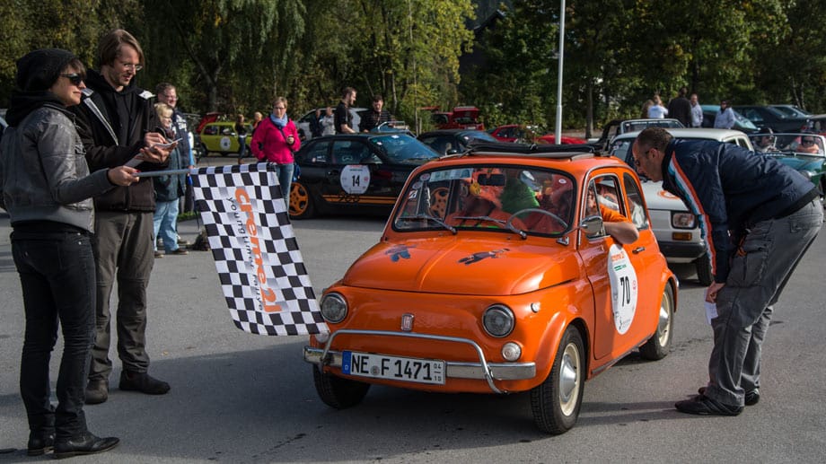 Die etwas andere Rallye: Die Creme-21-Youngtimer-Rallye verkörpert das Lebensgefühl in Orange.