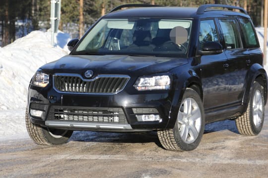 Versuchsträger für den neuen Skoda Snowman