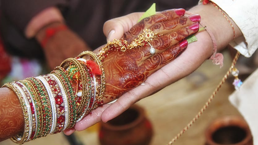 Skandal bei indischer Hochzeit.