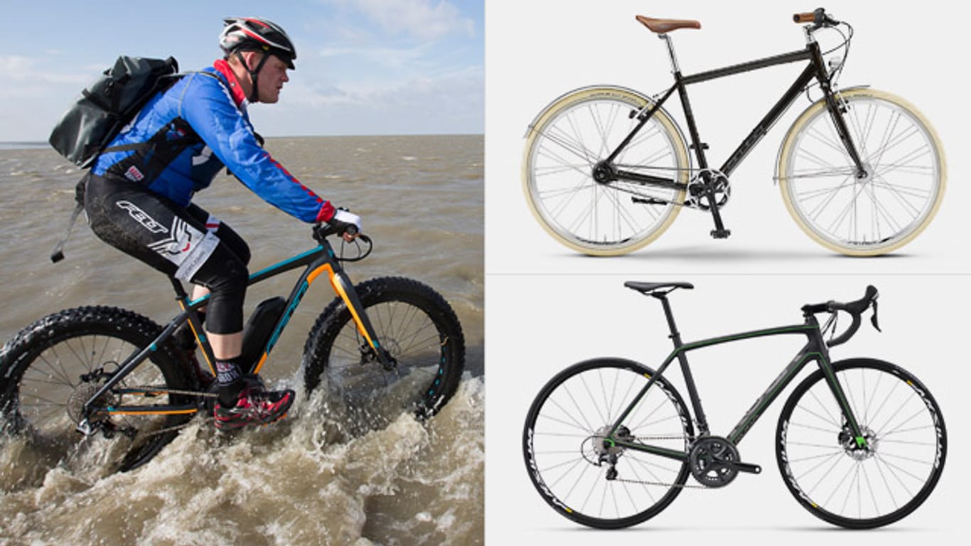 Fahrradtrends 2015: Fatbike, Scheibenbremsen fürs Rennrad und Retroräder.