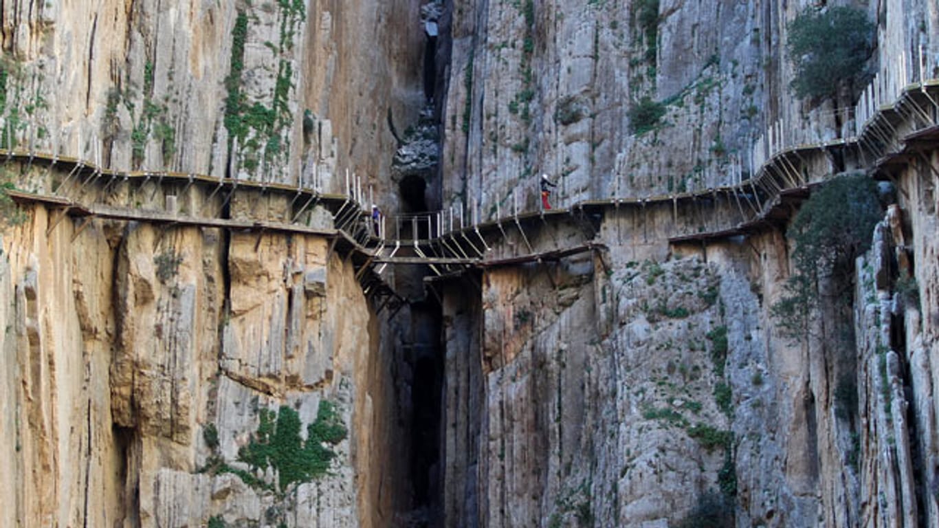 Der Caminito del Rey ist der "gefährlichste Wanderweg der Welt".