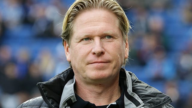 Markus Gisdol trainiert Hoffenheim seit April 2013. Er rettete das Team in der Relegation vor dem Abstieg.