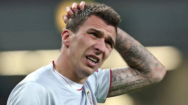Erzielte bislang 20 Pflichtspieltreffer für Atlético Madrid: Mario Mandzukic Erzielte bislang 20 Pflichtspieltreffer für Atlético Madrid: Mario Mandzukic