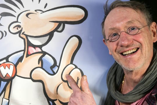 Comiczeichner Brösel möchte in Zukunft ruhiger machen, aber noch lange nicht aufhören.