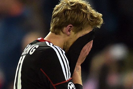 Stefan Kießling war nach dem Leverkusener Aus untröstlich.