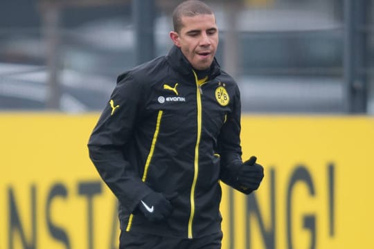 Mohamed Zidan im Januar 2015 beim Training von Borussia Dortmund.