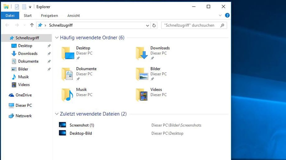 Der Windows Explorer bietet auf den ersten Blick nicht viel Neues – außer einem flacheren Design und überarbeiteten Ordner-Symbolen.
