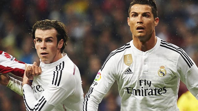 Die Real-Superstars Gareth Bale (li.) und Christiano Ronaldo sind derzeit nicht gut aufeinander zu sprechen. Die Real-Superstars Gareth Bale (li.) und Christiano Ronaldo sind derzeit nicht gut aufeinander zu sprechen.