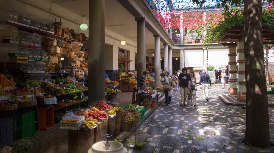 Für Genießer ist der "Mercado dos Lavradores" der schönste Platz auf ganz Madeira.
