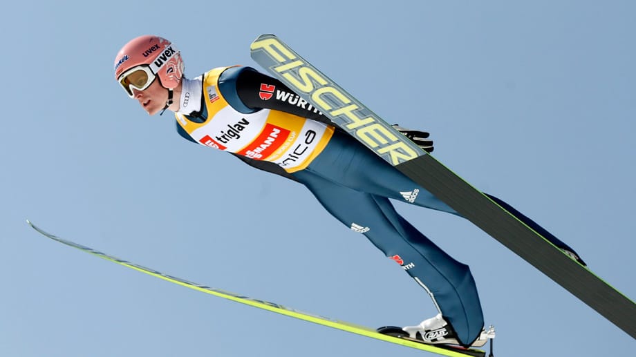 Severin Freund springt in Planica auf Platz vier.