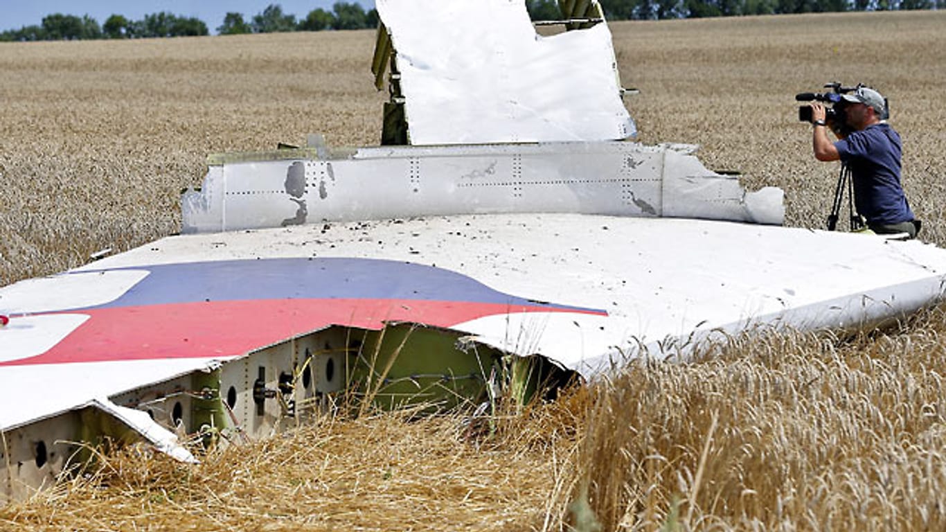 Flug MH17 war im Juli 2014 über der Ostukraine abgeschossen worden.
