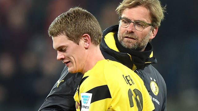 Matthias Ginter und Trainer Jürgen Klopp: Bisher ist der Abwehrspieler nicht so recht in Dortmund angekommen.