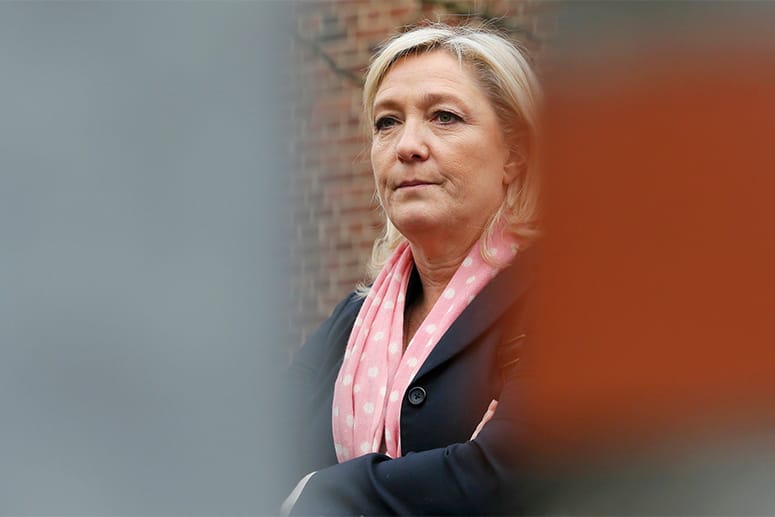 Riesensieg verpasst: Front-National-Chefin Marine Le Pen.