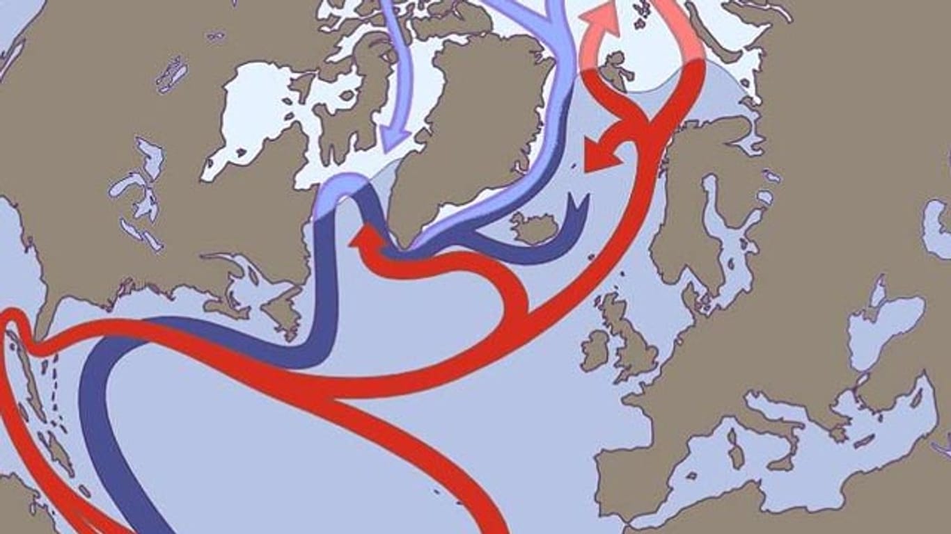 Der Golfstrom transportiert Wärme von der Karibik und beeinflusst so auch das Klima in Europa.