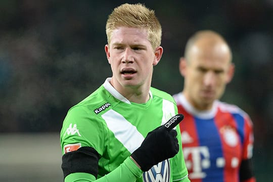 Möglicher Nachfolger: Kevin De Bruyne wird mit dem FC Bayern ins Gespräch gebracht - als Ersatz für Arjen Robben (hinten).