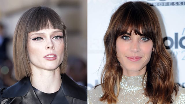 Im Frühling und Sommer 2015 kommt Frau nicht ohne Pony aus. Den gibt es dafür in vielen Variationen, zum Beispiel akkurat zum A-Line-Bob wie bei Coco Rocha oder abgerundet zu schulterlange Wellen wie bei Alexa Chung.