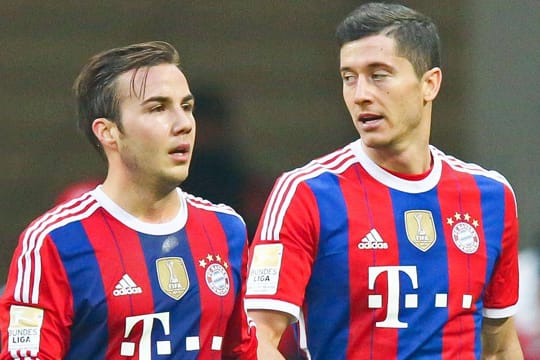 Mario Götze (li.) und Robert Lewandowski sind die Top-Verdiener in der Bundesliga.