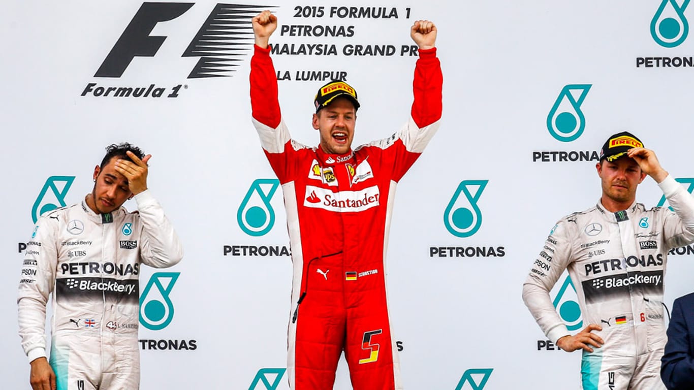 Sebastian Vettel hat die Silberpfeile in ihre Schranken verwiesen.