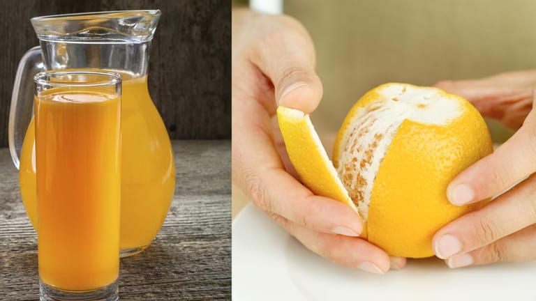 Orangen enhalten wertvolle Nährstoffe. In flüssiger Form nimmt sie der Körper jedoch besser aus als beim Verzehr frischer Früchte.